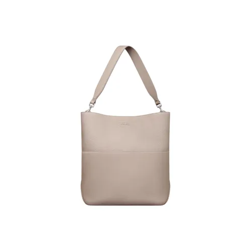 DIOR Calfskin Hobo Bag Shoulder Bag Unisex Beige