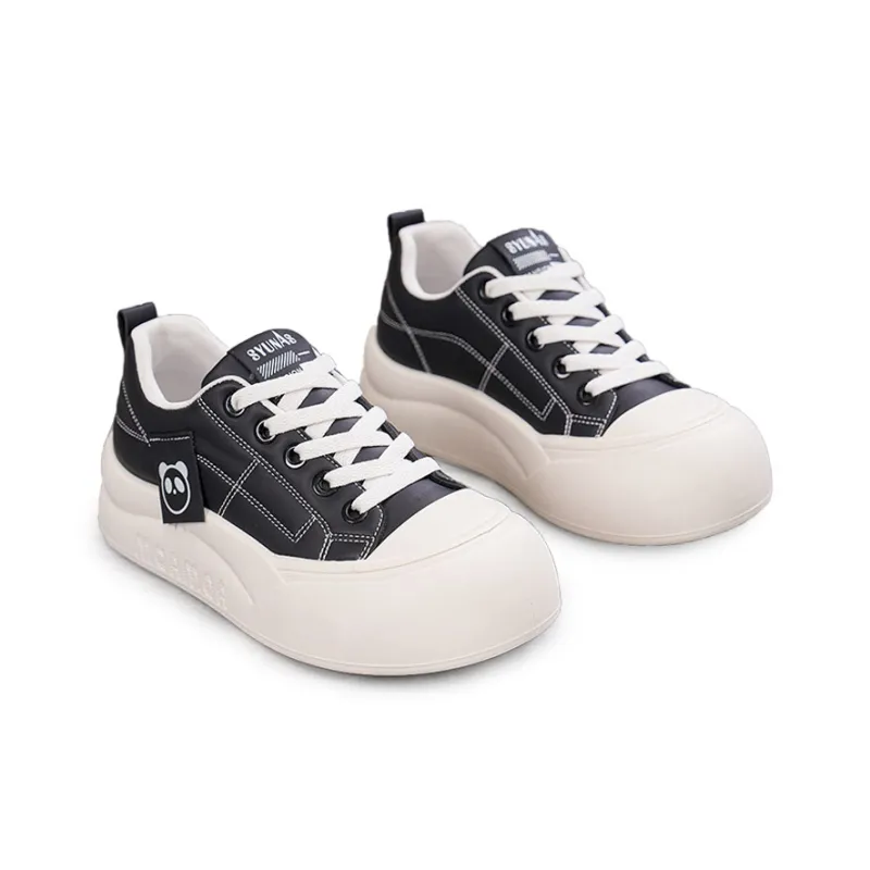 Gai Renpu Anti Slip And Wear Resistant Height Increasing Low Top Skateboard Shoes Women's-3