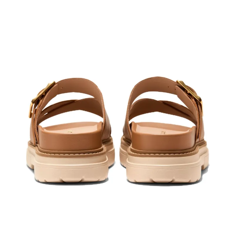 COLE HAAN Rubber Sole Slip Resistant Slide Slippers Women's Brown-4