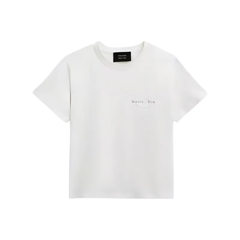 COACH Regular T Shirt Women's White-0