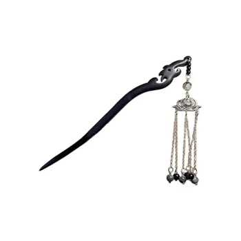 Pink Empress Wooden Hairpins Women's
