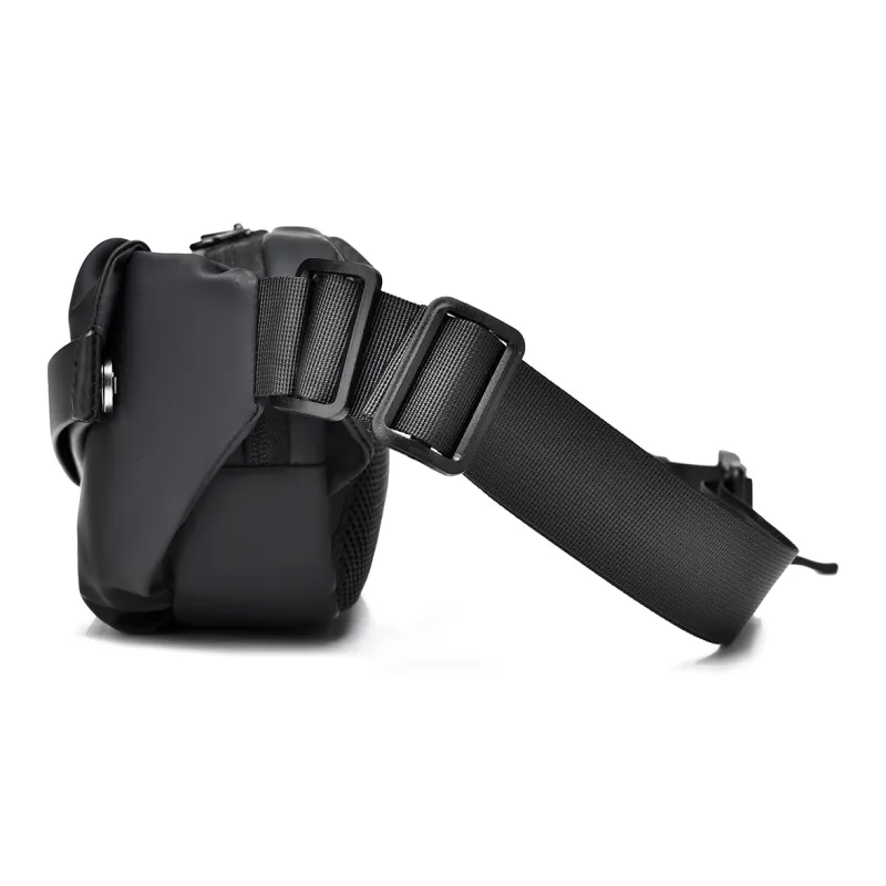 COLINS KEIRS Abrasion Resistant Fabric Shoulder Bag Unisex Black-5