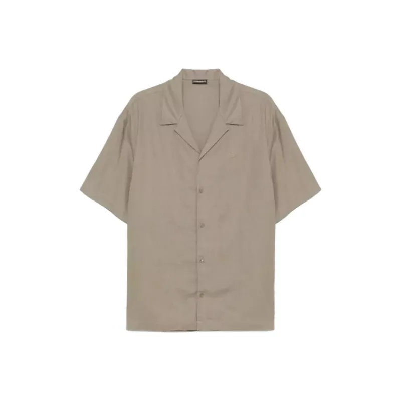 EMPORIO ARMANI Logo embroidered Shirt-0