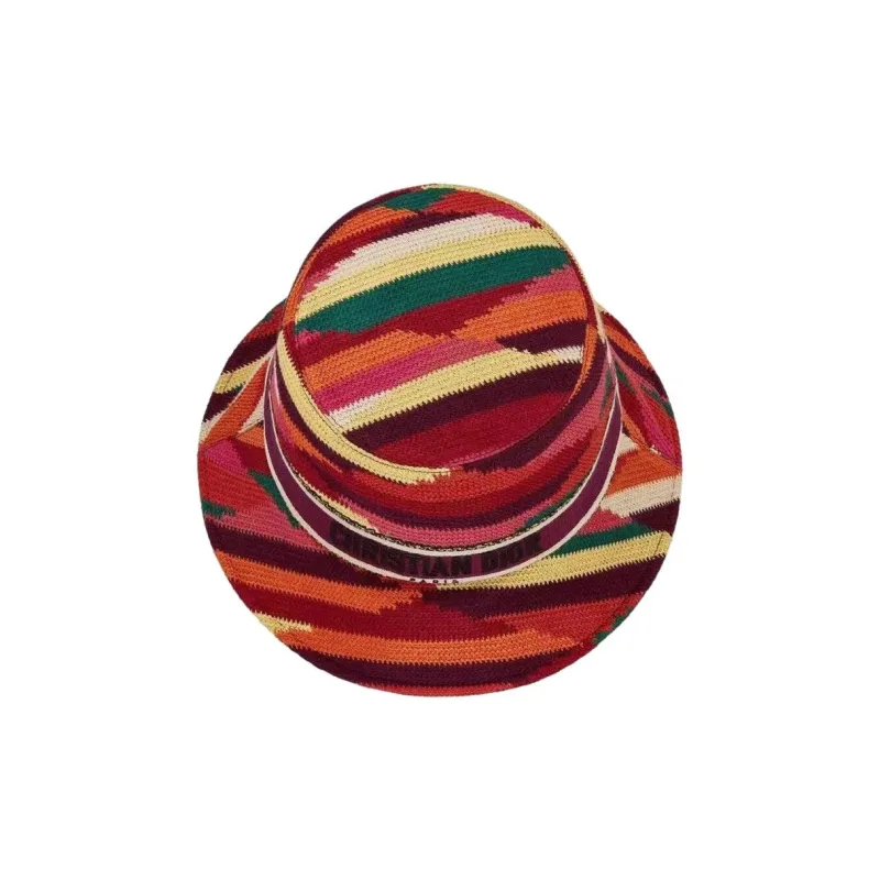 DIOR Cotton Bucket Hats Unisex Multicolor-0