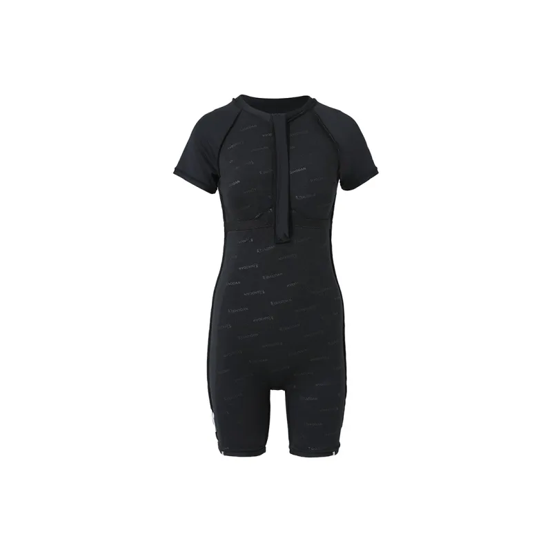 QIAODAN One piece Swimsuit Women's Black-1