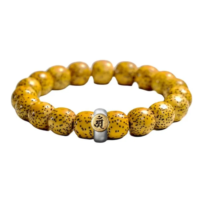 Jinghua Record Star Moon Bodhi Seeds Guardian Deity Beaded Bracelet Unisex-12