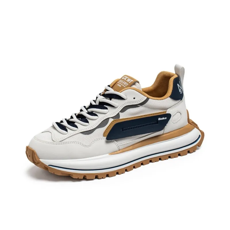 BAKE Slip Resistant And Abrasion Resistant Coverage Low Top Chunky Sneakers Men's-11