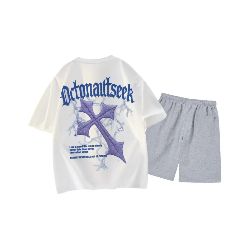 Small Columns Under The Sea Casual Sportswear Unisex-2