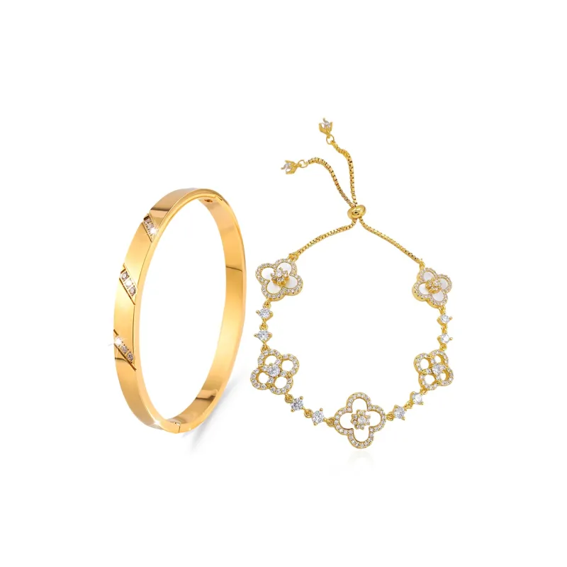 GUDS GAVE Zircon Bracelets Women's-4
