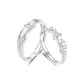 S999 Fine Silver-Apricot Is You Ring 1 Pair (Couple's)