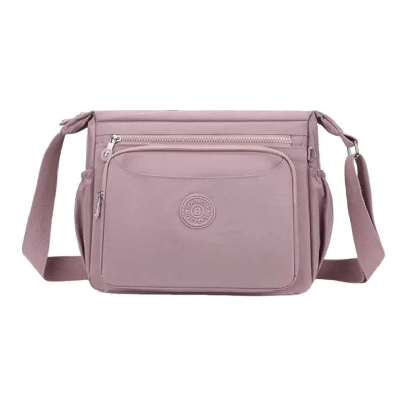 Tonlion Nylon Crossbody Bag Women's Purple-0