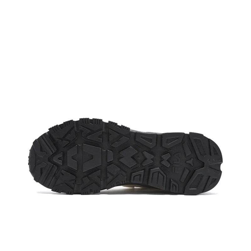 FILA Trek 1S Abrasion Resistant, Lightweight, And Breathable Low Top Running Shoes Women's White Black-4