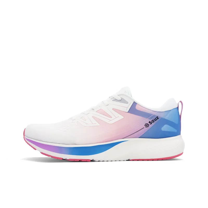 Sauz Running Shoes Unisex Low Top Blossom Pink Green/Seven Color Auspicious Clouds/Blossom Pink Blue-12
