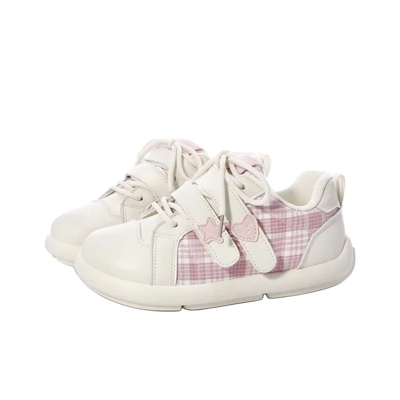 Ordifen Low Top Skateboard Shoes Women's Pink-1