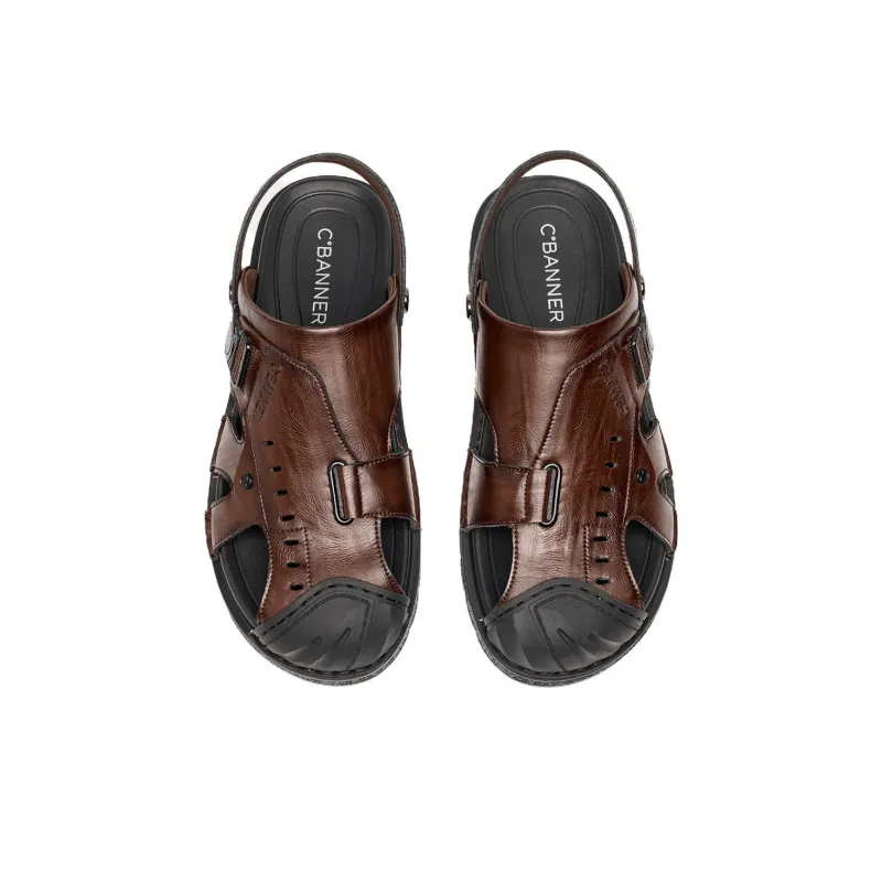 C°BANNER Beach Sandals Men's Brown-2