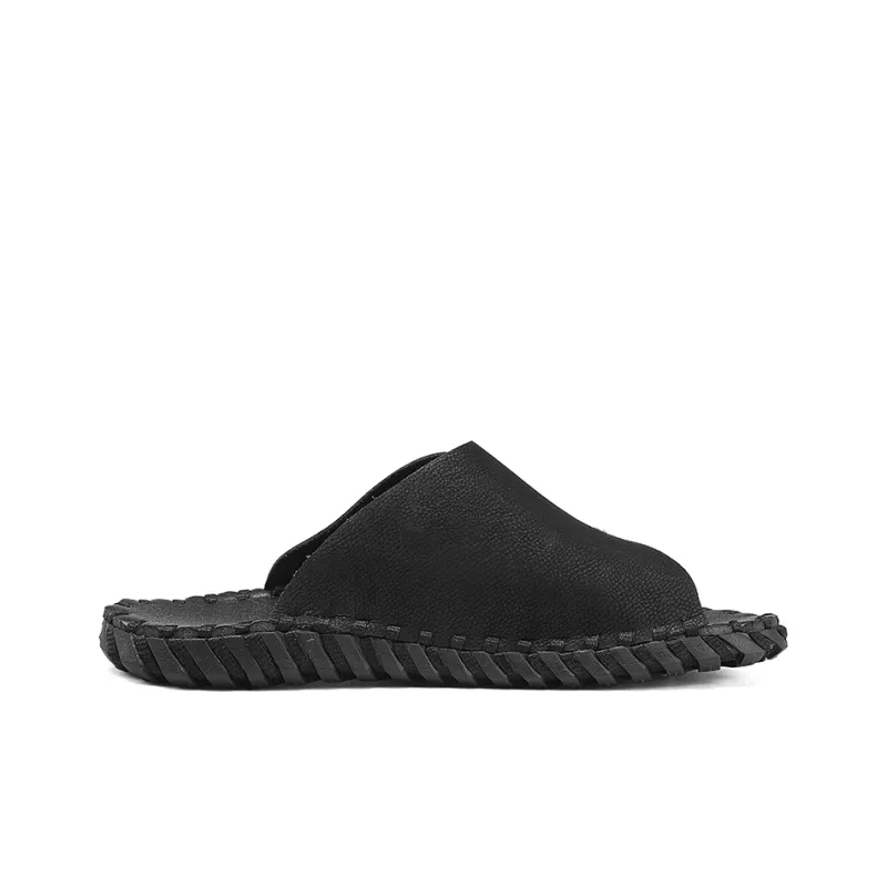 AMICNIEGD Slip Resistant Odor Resistant Abrasion Resistant Slide Slippers Men's-1