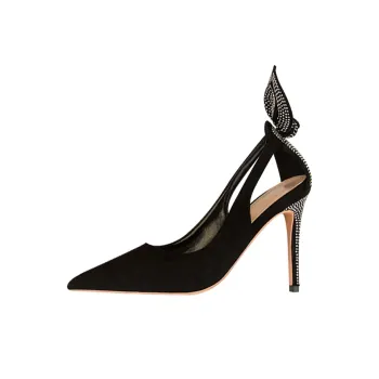 MCKP Slim Heel High Heels Women's Black
