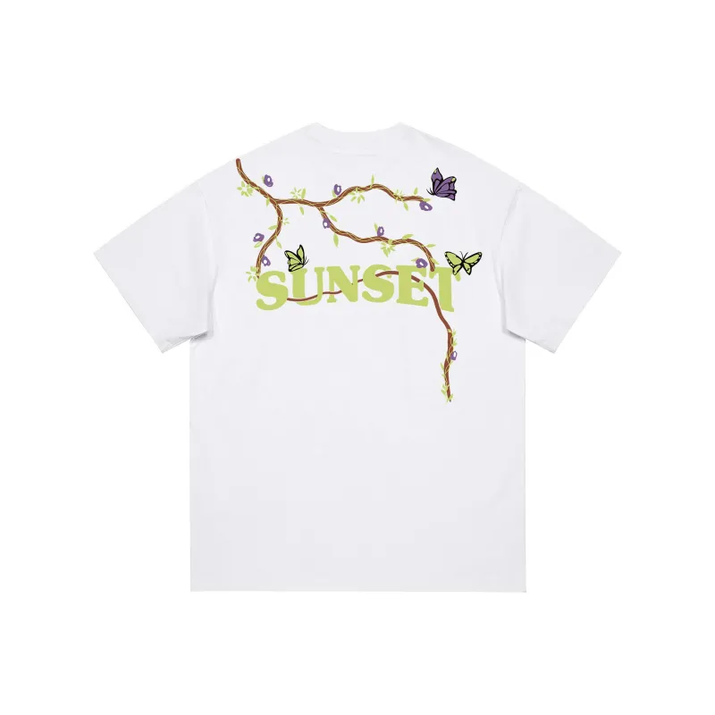 SUNSETMONENT Short Sleeved T Shirts Unisex-4