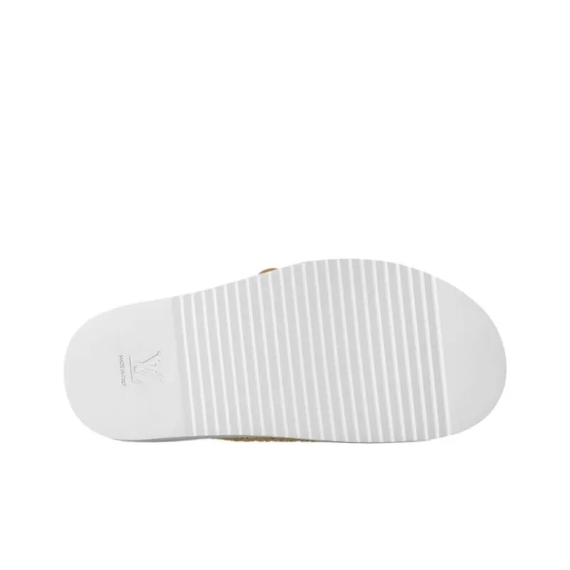 LOUIS VUITTON Easy Closed Toe Slippers Men's Umber-4
