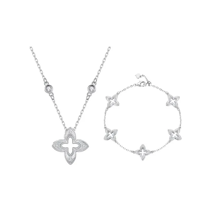 QIDUYINSHI S925 Silver Necklaces Women's-7