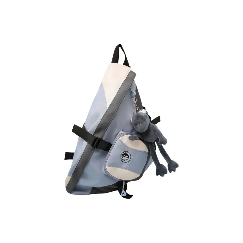 BUBM Nylon Sling Bag Unisex Black/grey/green/light Blue-24