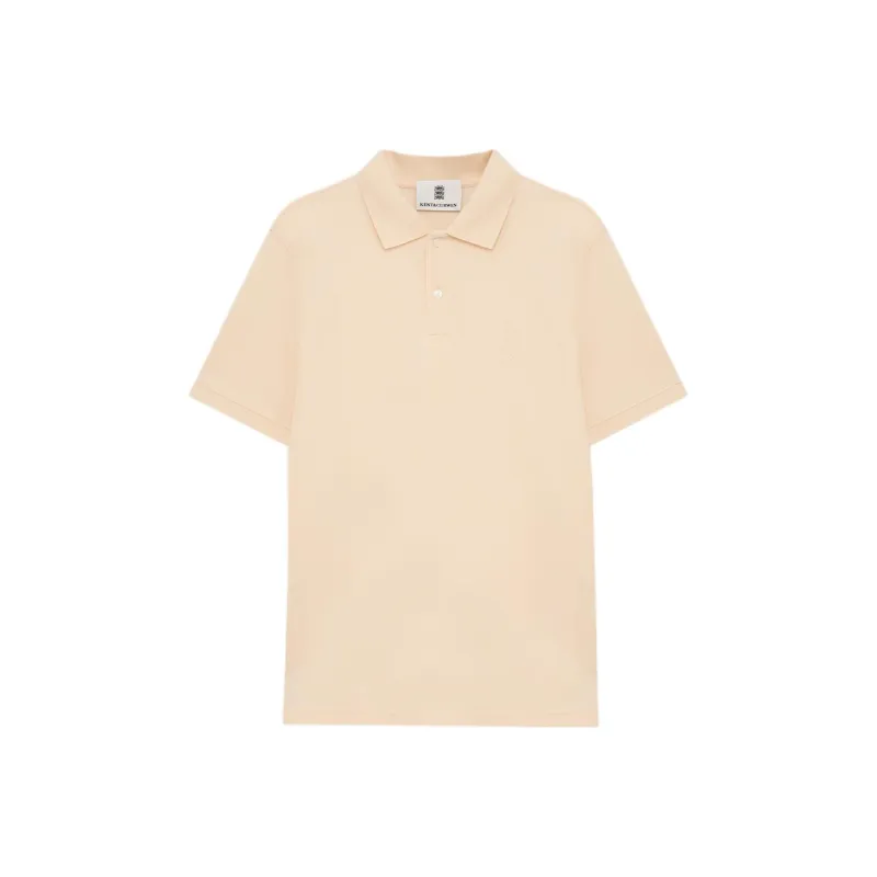 KENT&CURWEN Three Lions Embroidery 100% Cotton Shell Button Polo Shirt Unisex-12
