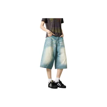 Pirkadat Denim Shorts Unisex Blue