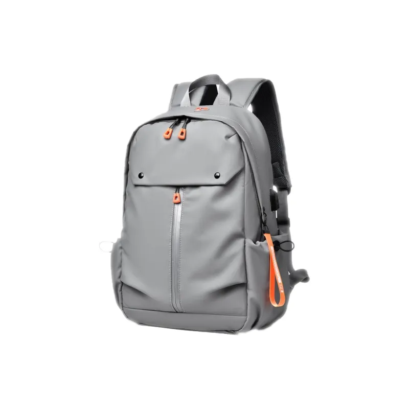 LETOO Nylon Backpack Regular Men's Black/Gray-1