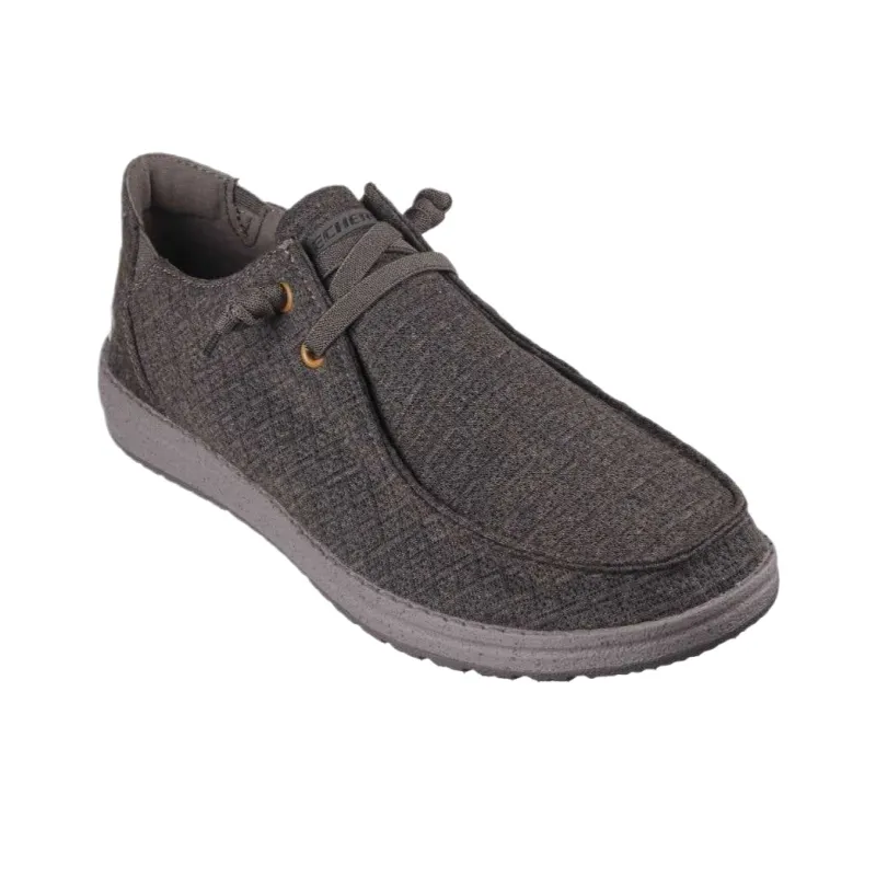 Skechers Melson Shock Absorbers Low Top Casual Shoes Men's Brown-3