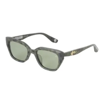 A BATHING APE Subject To Official Website Rectangular Sunglasses Men's Green