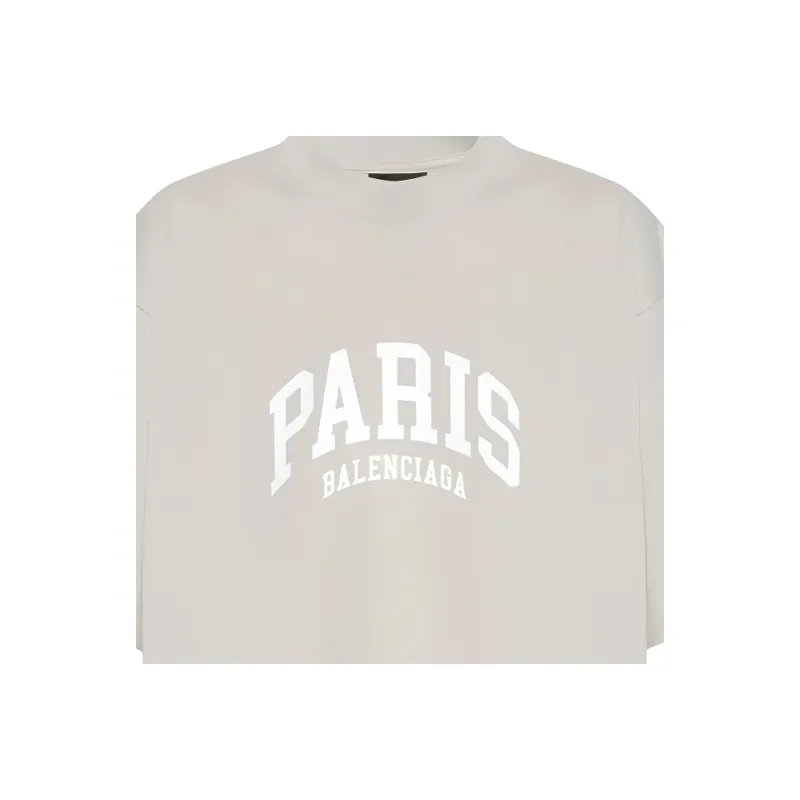 Balenciaga Paris Logo Printed Oversized T-Shirt-4