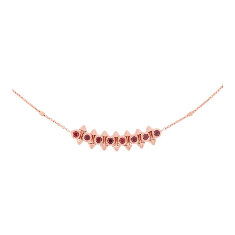 CARTIER Clash De Cartier Collection 18K Rose Gold Necklaces Unisex-0
