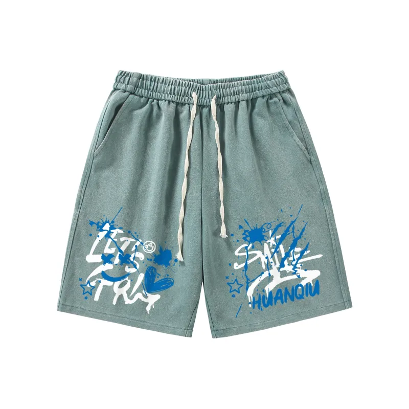 HUANQIU Casual Shorts Unisex-10