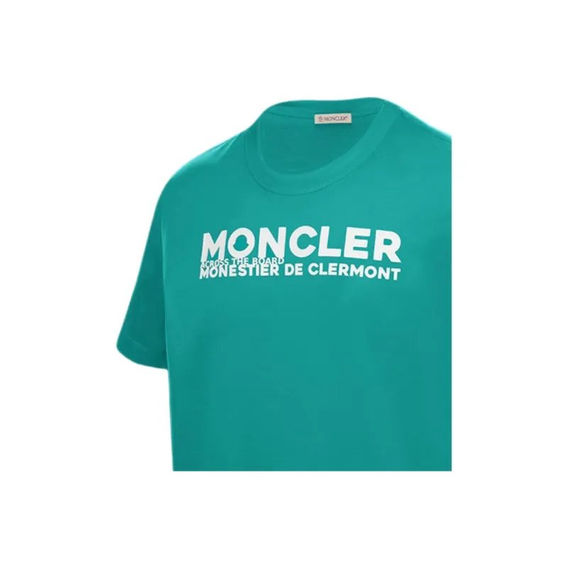 Moncler T Shirts Men Green-2