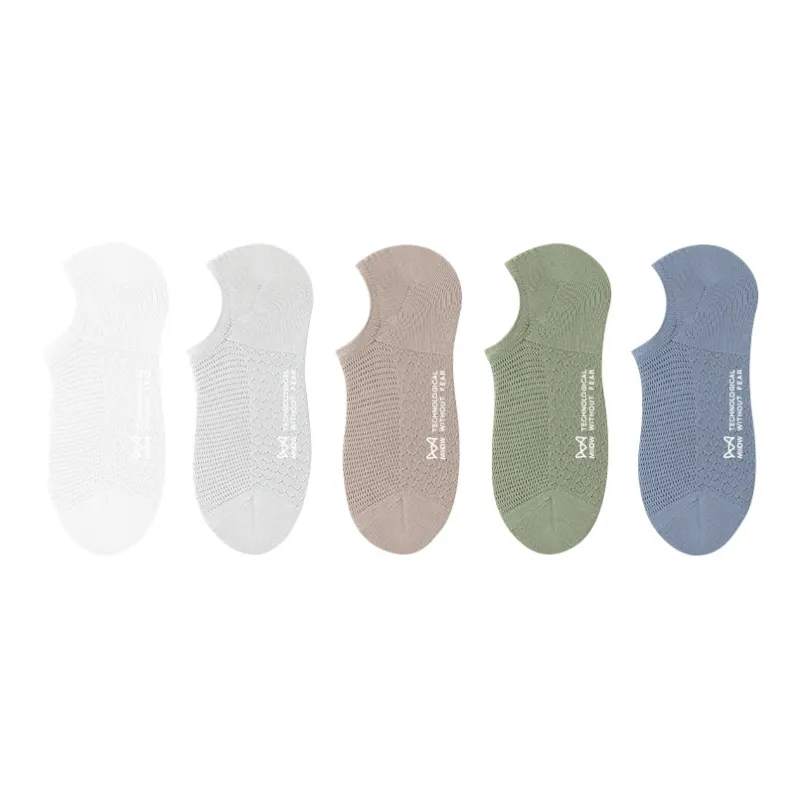 MIIOW No Show Socks Men's 5 Pack-18