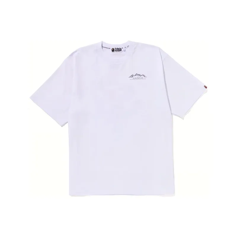 A BATHING APE Reflective Print Tee-0
