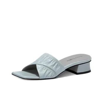 JESSICA SOPHIA Rubber Sole Slip Resistant Abrasion Resistant Slide Slippers Women's