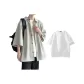 Light Gray+260G 100% cotton T-Shirt[Two-Piece Set]