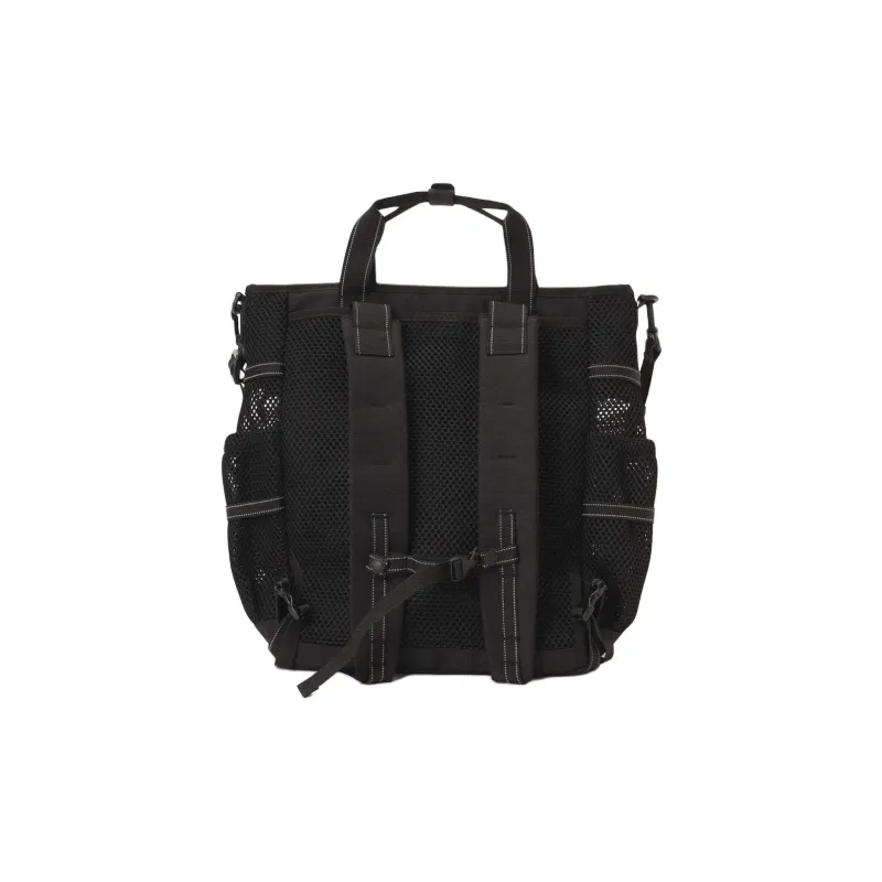 And Wander Polyester Tote Bag, Shopping Bag, Backpack, Shoulder Bag, Crossbody Bag, Handbag Unisex Black-4