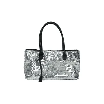 Meow In The Grass PU Shoulder Bag, Shoulder Bag Women's Black/Silver/Green/Pink