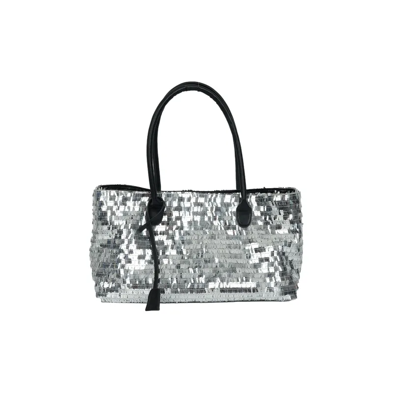 Meow In The Grass PU Shoulder Bag, Shoulder Bag Women's Black/Silver/Green/Pink-0
