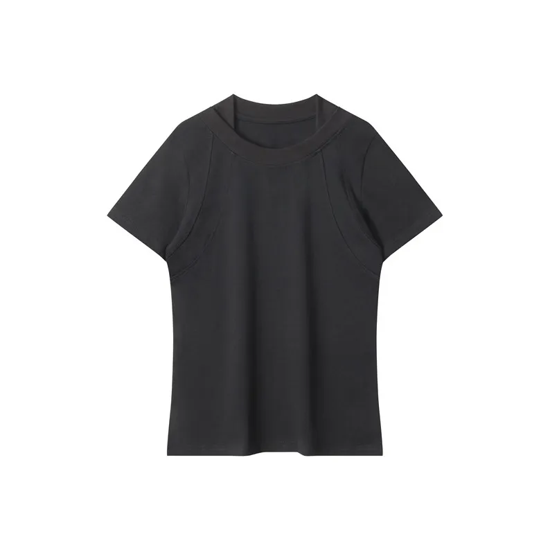 Gentle Welcome Drop Shoulder Sleeve T Shirt Women's-0