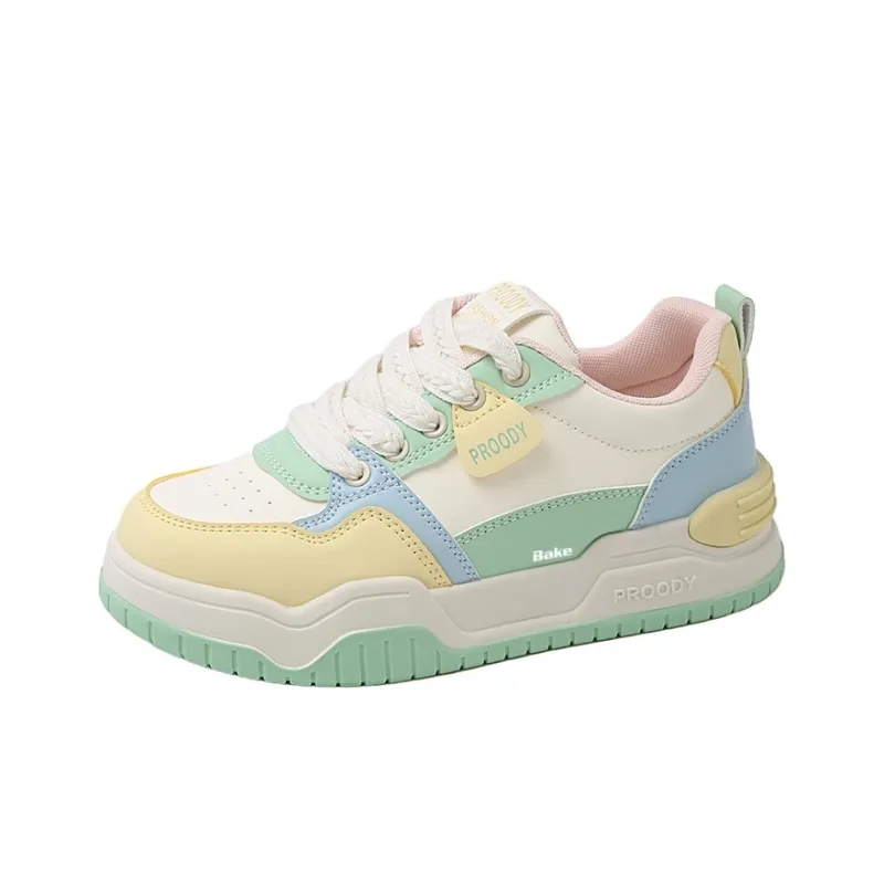 BAKE Anti Slip Wear Resistant Low Top Skateboard Shoes Women's-10