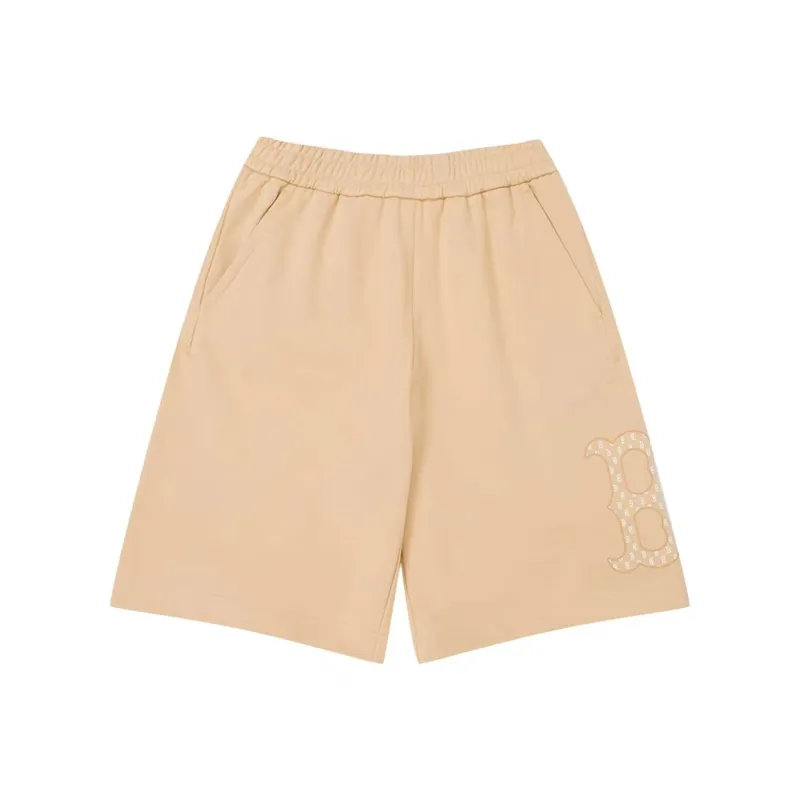 MLB Basic Boston Red Sox Casual Shorts Unisex 3ASPM025343MGL Light Heather Gray-0