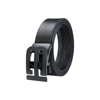 MILLIE'S Cow Split Leather Belts Men's Width 3.4cm