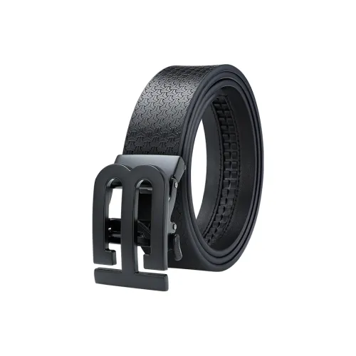 MILLIE'S Cow Split Leather Belts Men's Width 3.4cm
