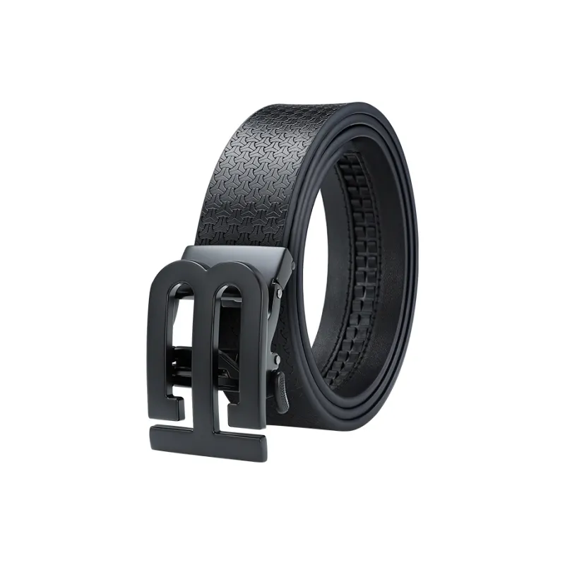 MILLIE'S Cow Split Leather Belts Men's Width 3.4cm-0