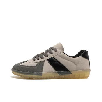 Kung Fu Partners Slip Resistant, Abrasion Resistant, Lightweight, Breathable Low Top Skateboard Shoes Men's Gray Black