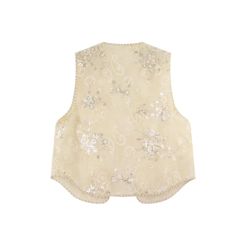 DianThia Vests Women's Apricot-1