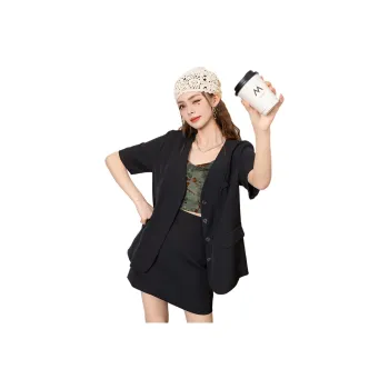 FAWENXIANGZI Two Piece Skirt Sets Women's